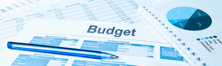 An image showing financial management in Google Ads budgeting, demonstrating effective strategies for allocating funds and controlling spending.